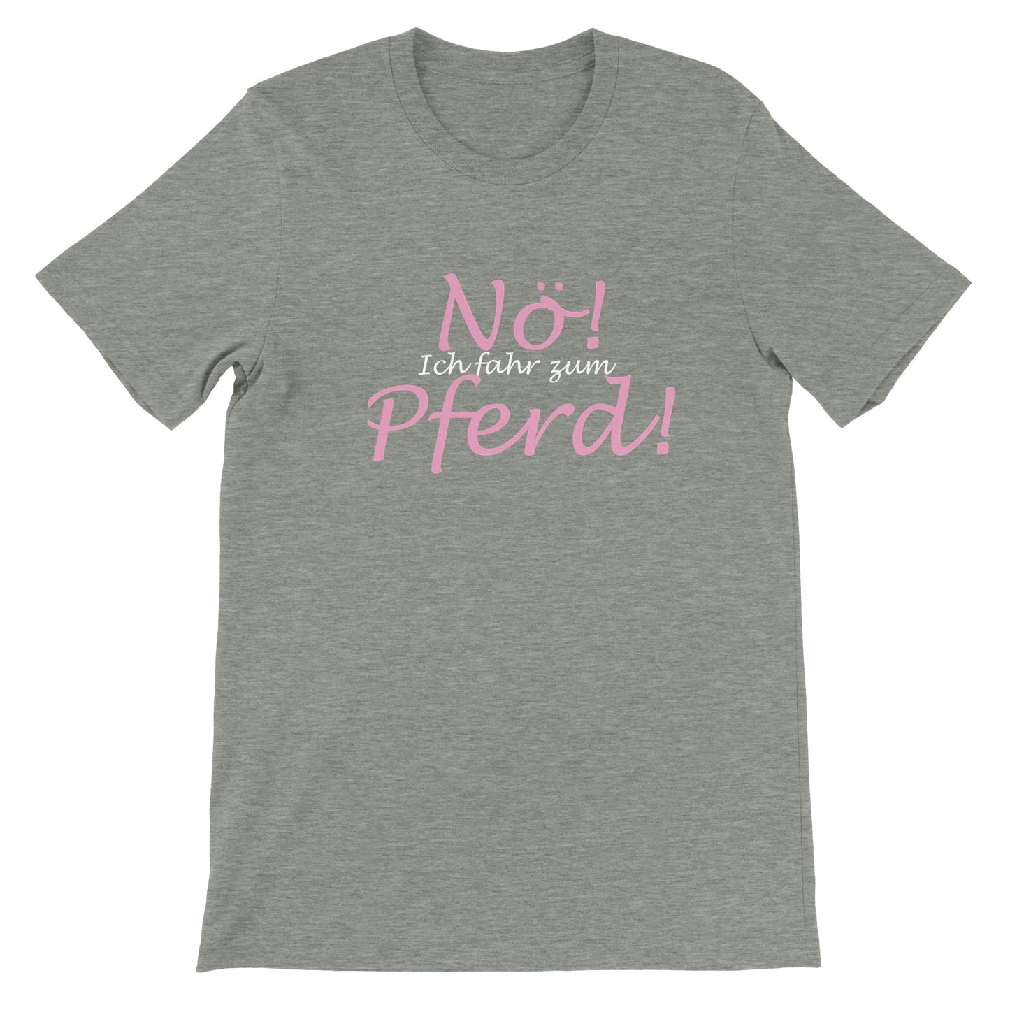 Ich fahr zum Pferd - Unisex Pferde T-Shirt
